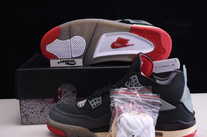 Cheap CV9388-001 Off x Jordan 4 Air Bred White Retro 0729